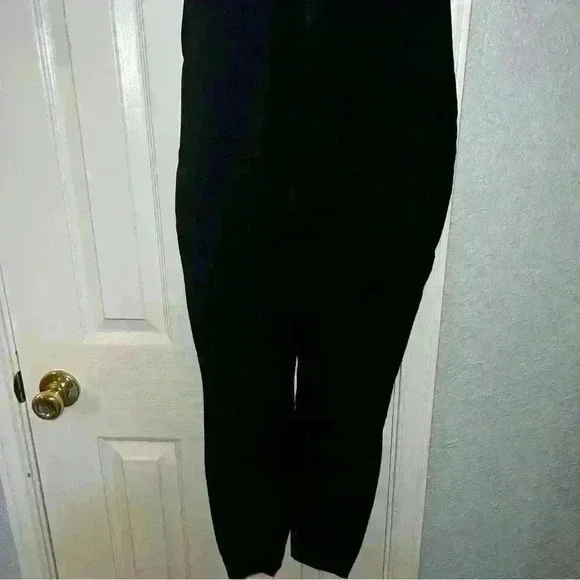 Forever21 Black Athletic knit jumpsuit size large - Picture 5 of 10